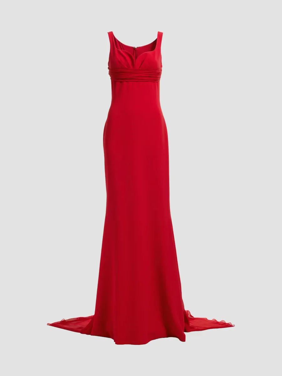 Cady Silk-Blend Gown