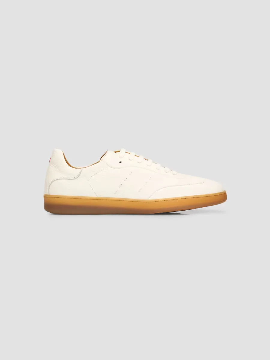 Leather Low-Top Sneakers by Kiton