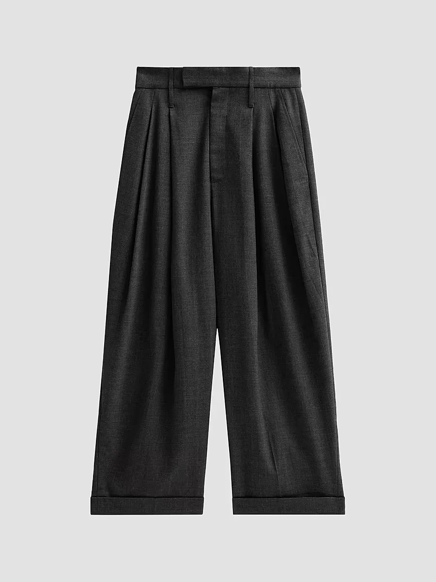 Waverly Pleated-Front Wool Pants by Public School