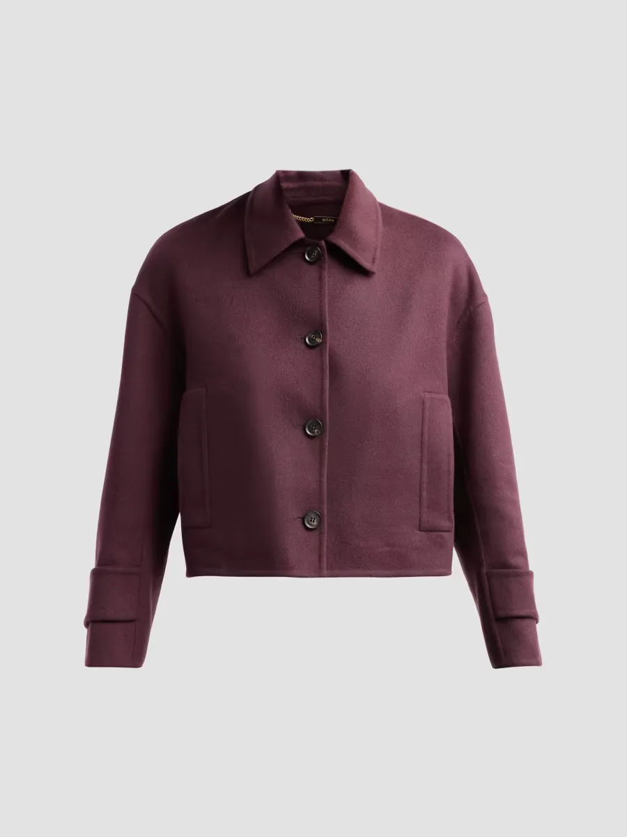 Crop Cashmere Jacket