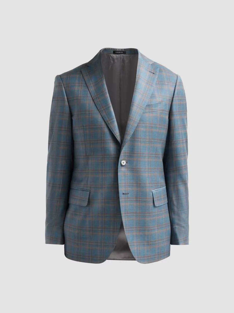 Collection Plaid Wool Sport Coat by Saks Fifth Avenue