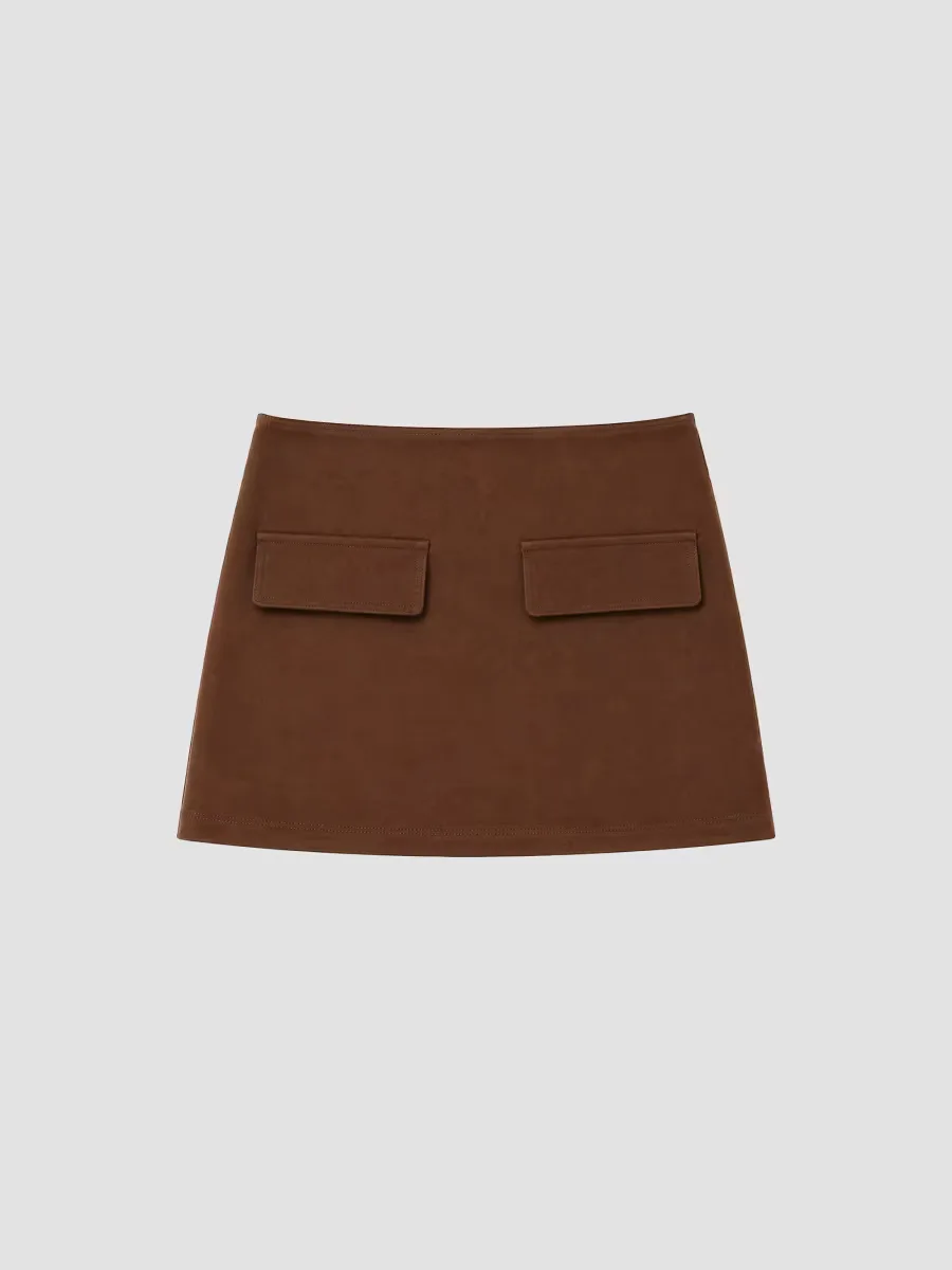 Sara Cotton Miniskirt by Theme