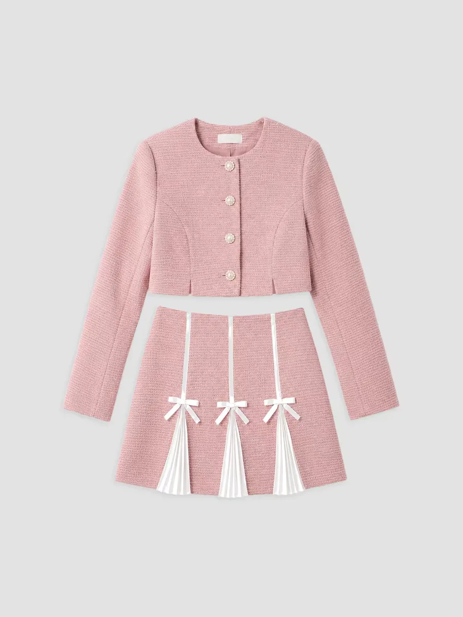 Leah 2-Piece Jacket & Skirt Set by Theme