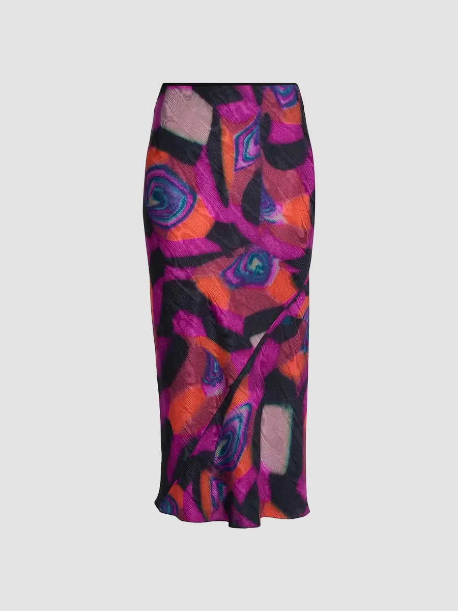 Sati Abstract Midi Skirt by Dries Van Noten