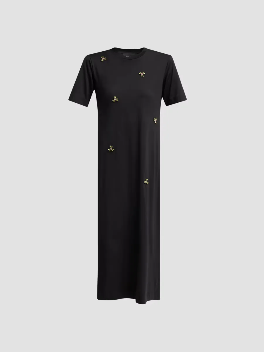 Embellished Easy T-Shirt Dress by Simone Rocha