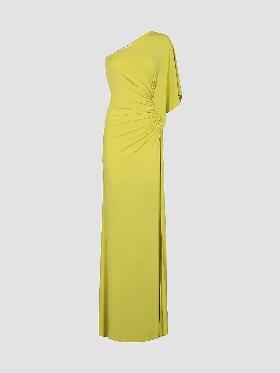 Doli Ruched One-Shoulder Maxi Dress by Silvia Tcherassi