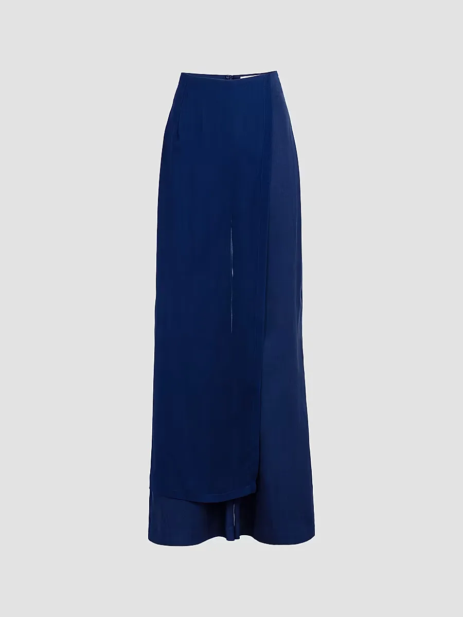 Gaucin Wrap Wide-Leg Pants by Silvia Tcherassi