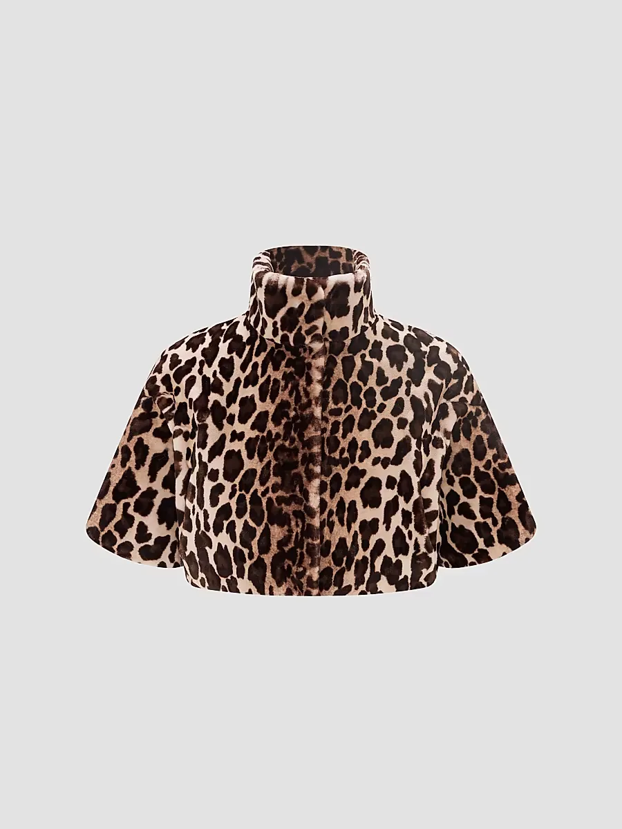Sheared Bolero Coat