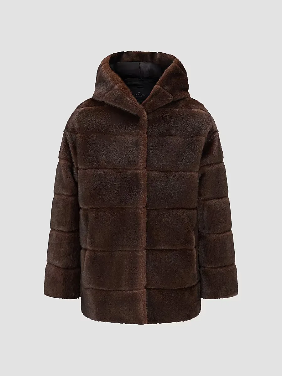 Mink Coat with Hood