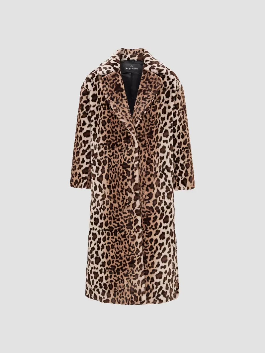 Faux Fur Sheared Mink Coat by Lyla Grant