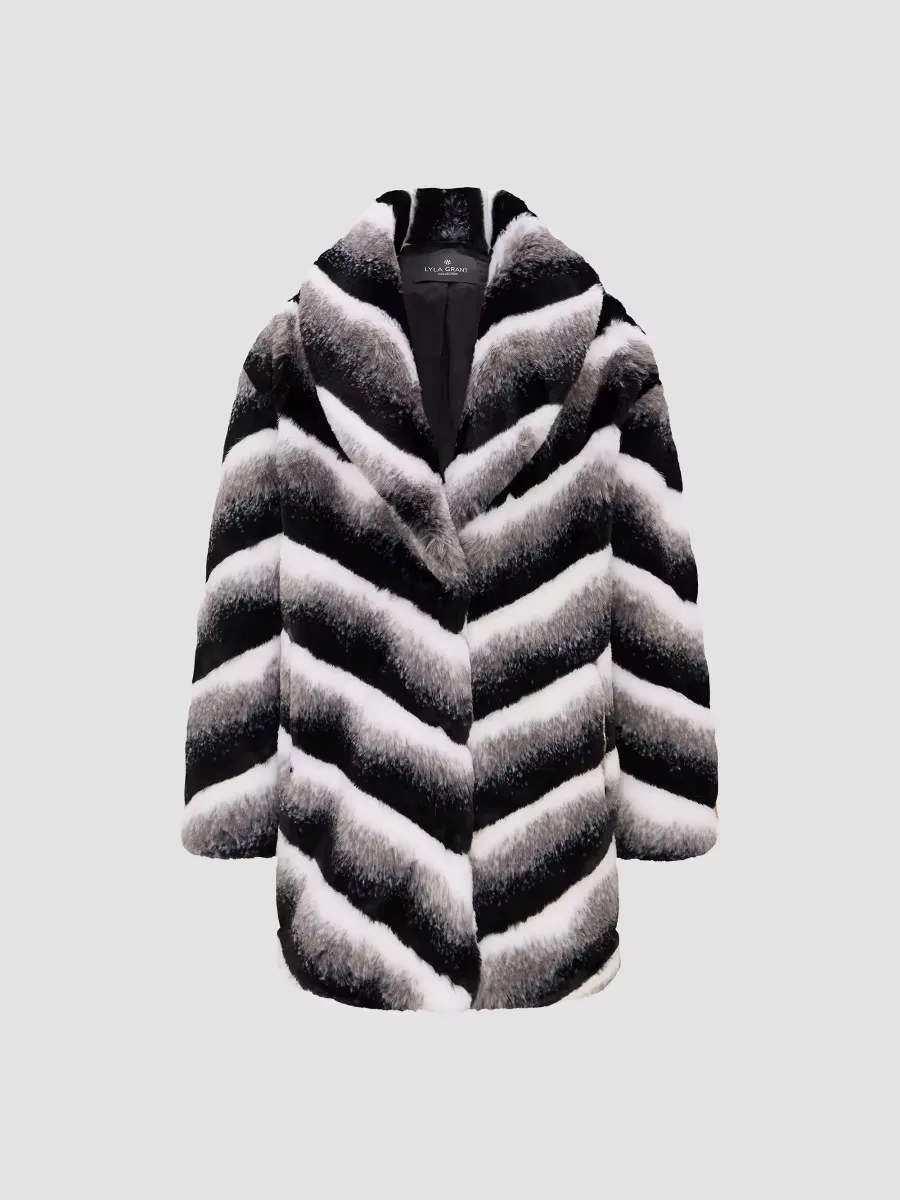 Faux Fur Chinchilla Stroller by Lyla Grant