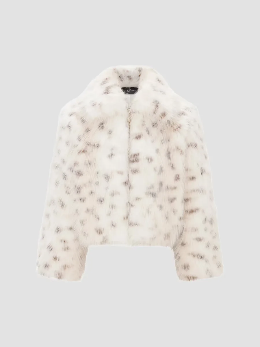 Faux Fur Lynx Jacket by Lyla Grant