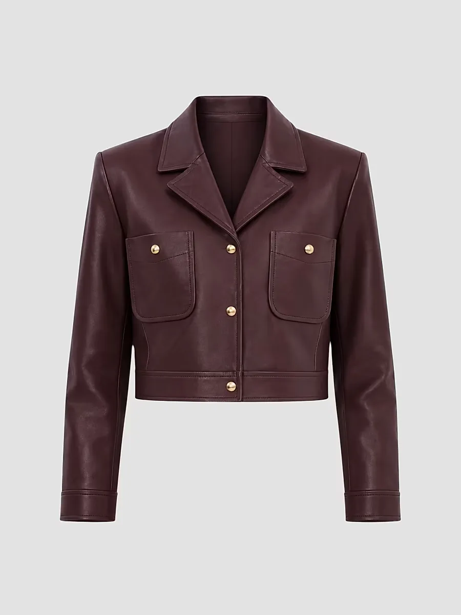 Lorena Lambskin Leather Jacket