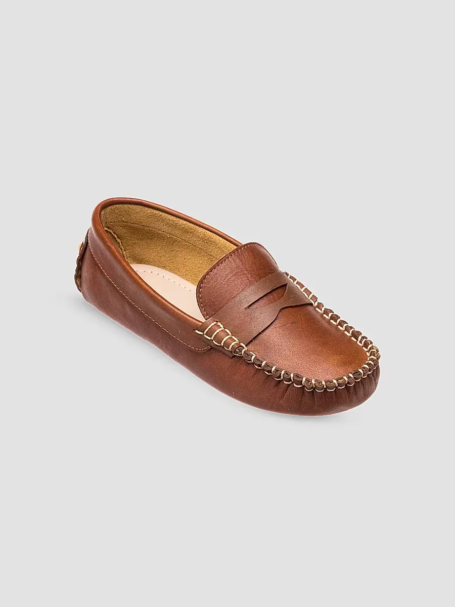 Logan Leather Loafers by Elephantito