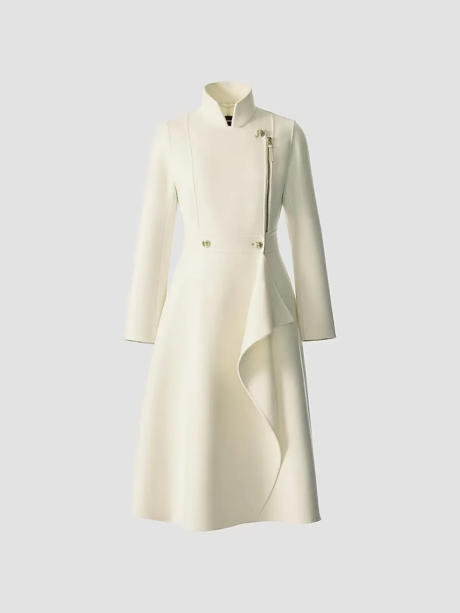 Annia Wool Flared Wrap Coat by Mackage