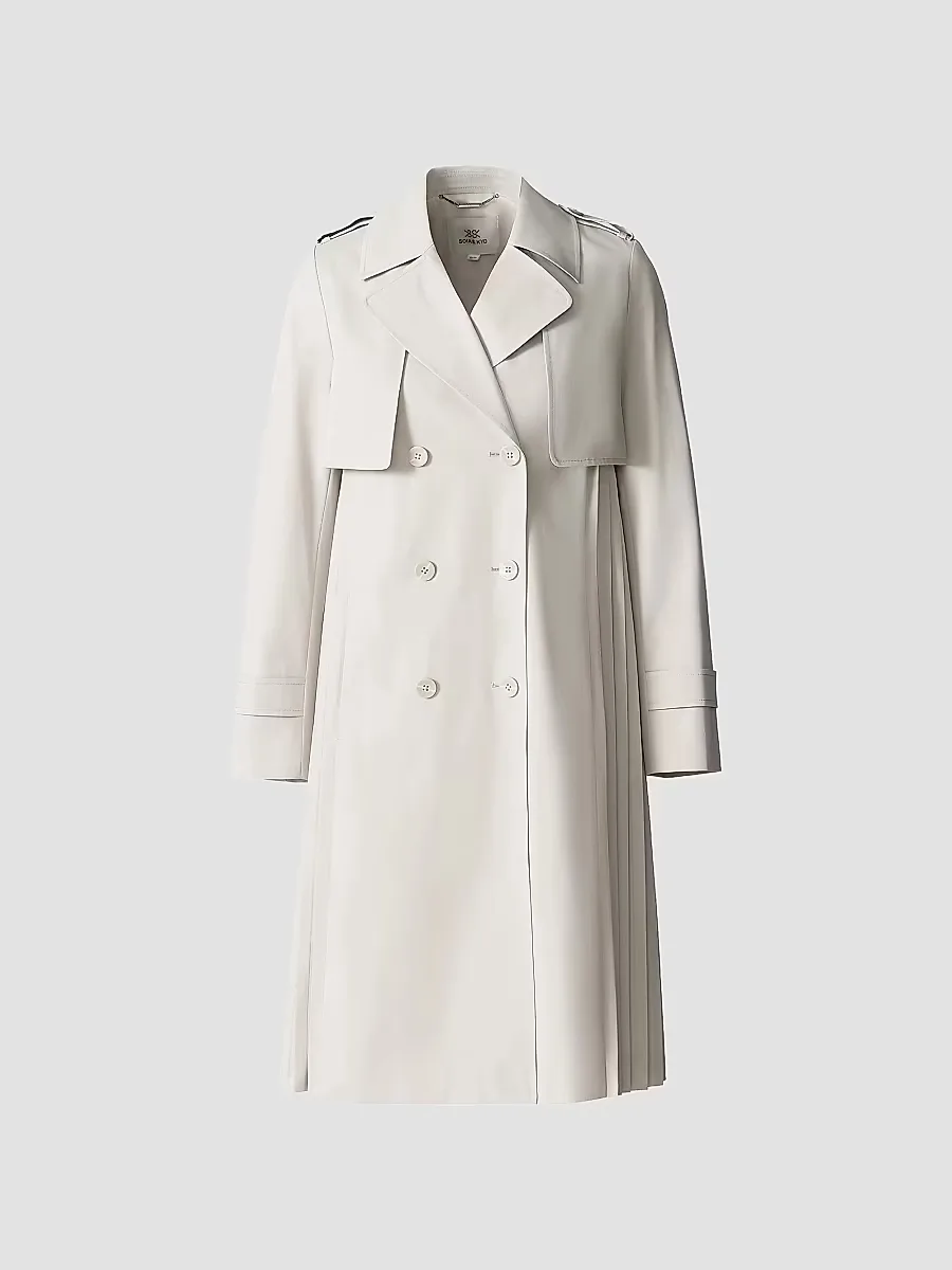 Elanor Pleated Trench Coat by Soia & Kyo