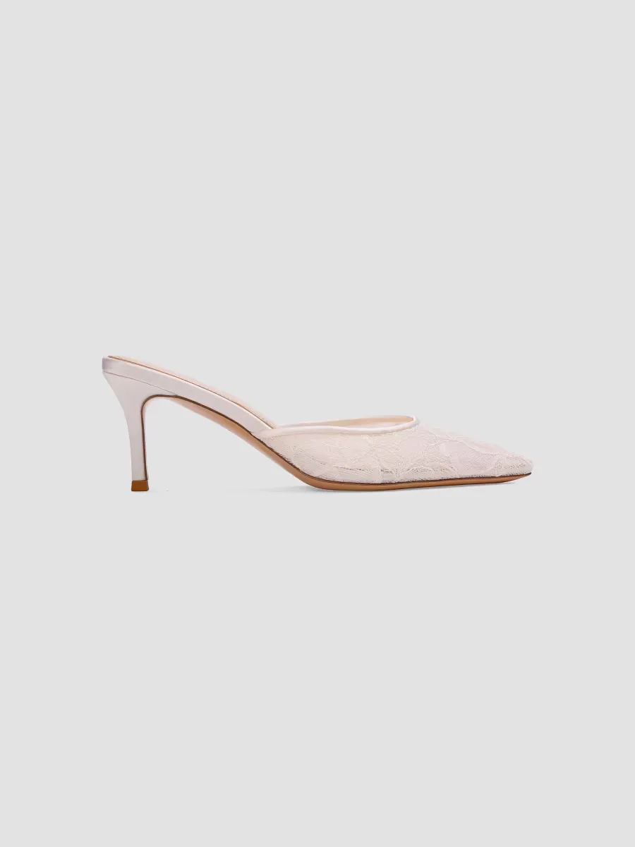 Jayla 70MM Lace Mules