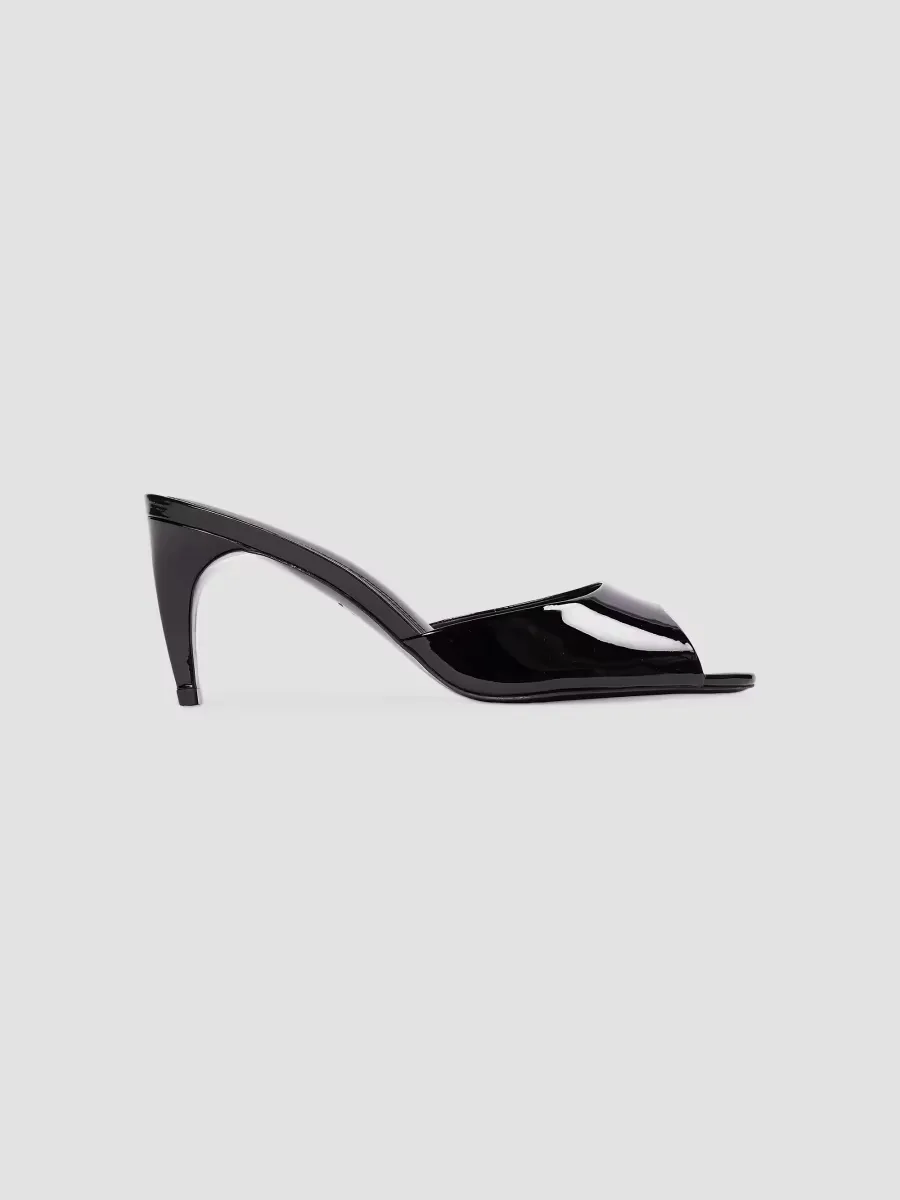 Jazz 70MM Mule Sandals by Black Suede Studio