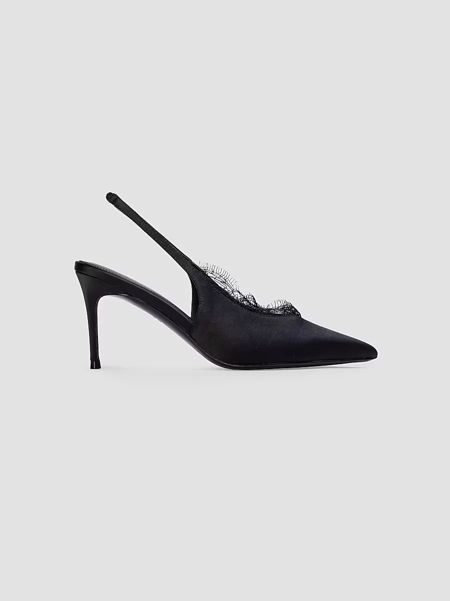 Royale 80MM Satin Pumps