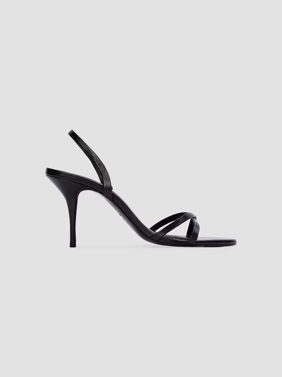 Jolla 80MM Leather Slingback Sandals by Black Suede Studio