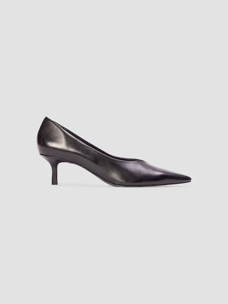 Briar 50MM Leather Pumps by Black Suede Studio