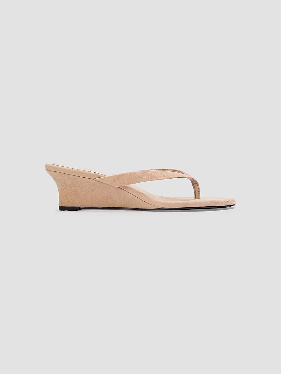 Easy 50MM Wedge Sandals by Black Suede Studio