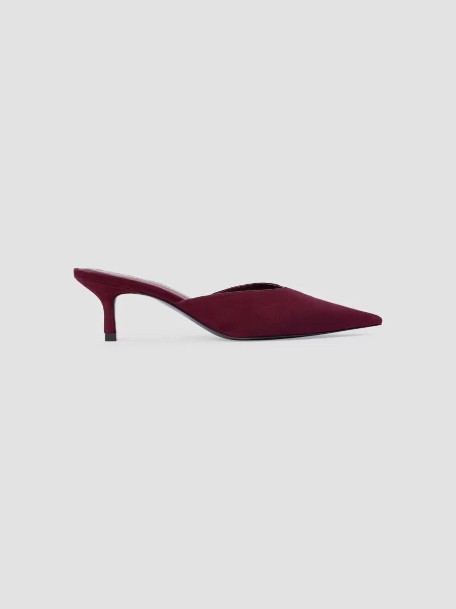 Analisa 50MM Mules by Black Suede Studio
