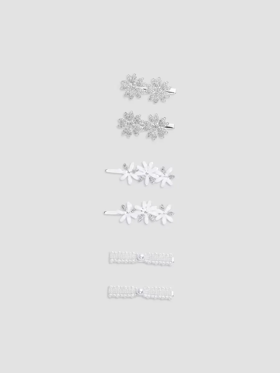 Crystal Flora Hair Clip Set by Mimi Tutu