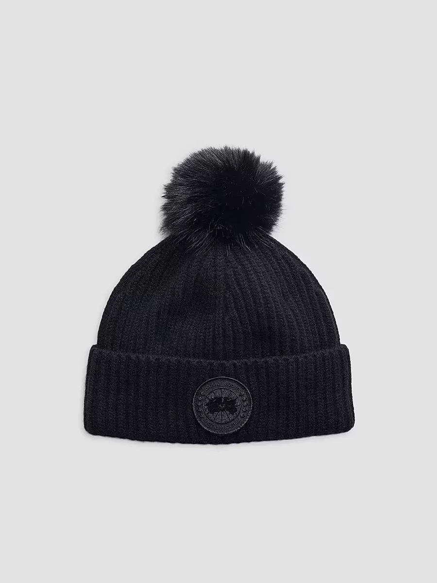 Toque Pom-Pom Merino Wool-Cashmere Beanie by Canada Goose