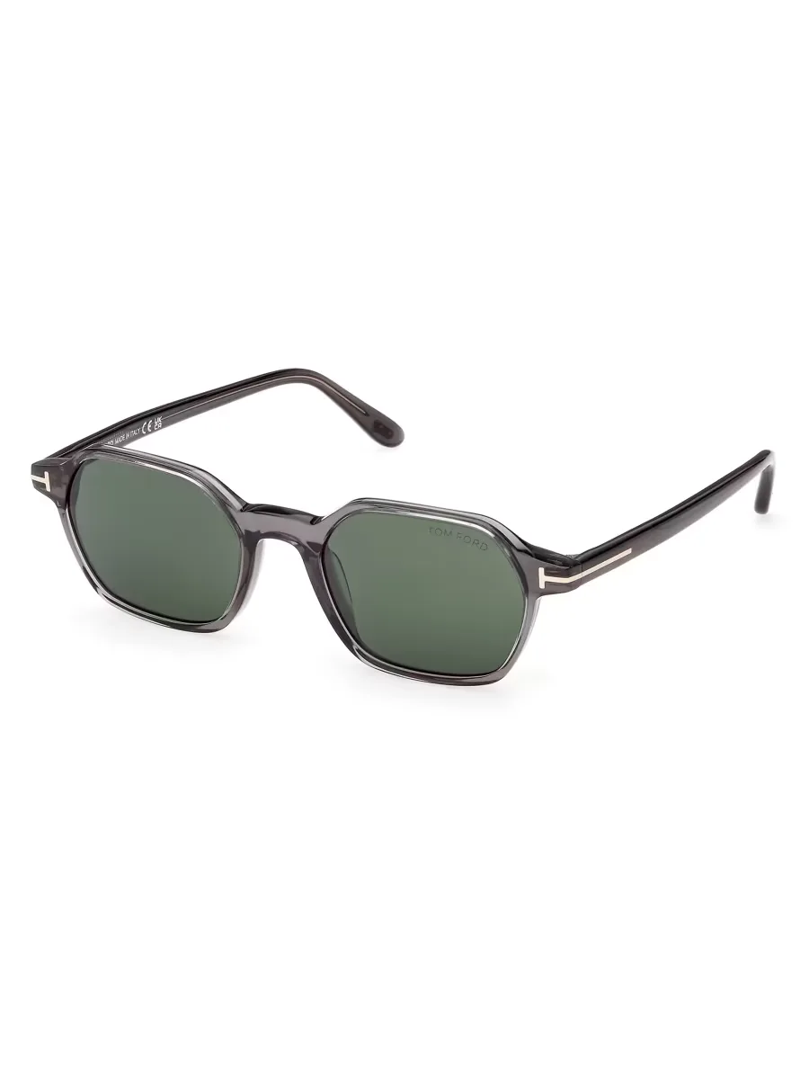 Joey 51MM Geometric Sunglasses by Tom Ford