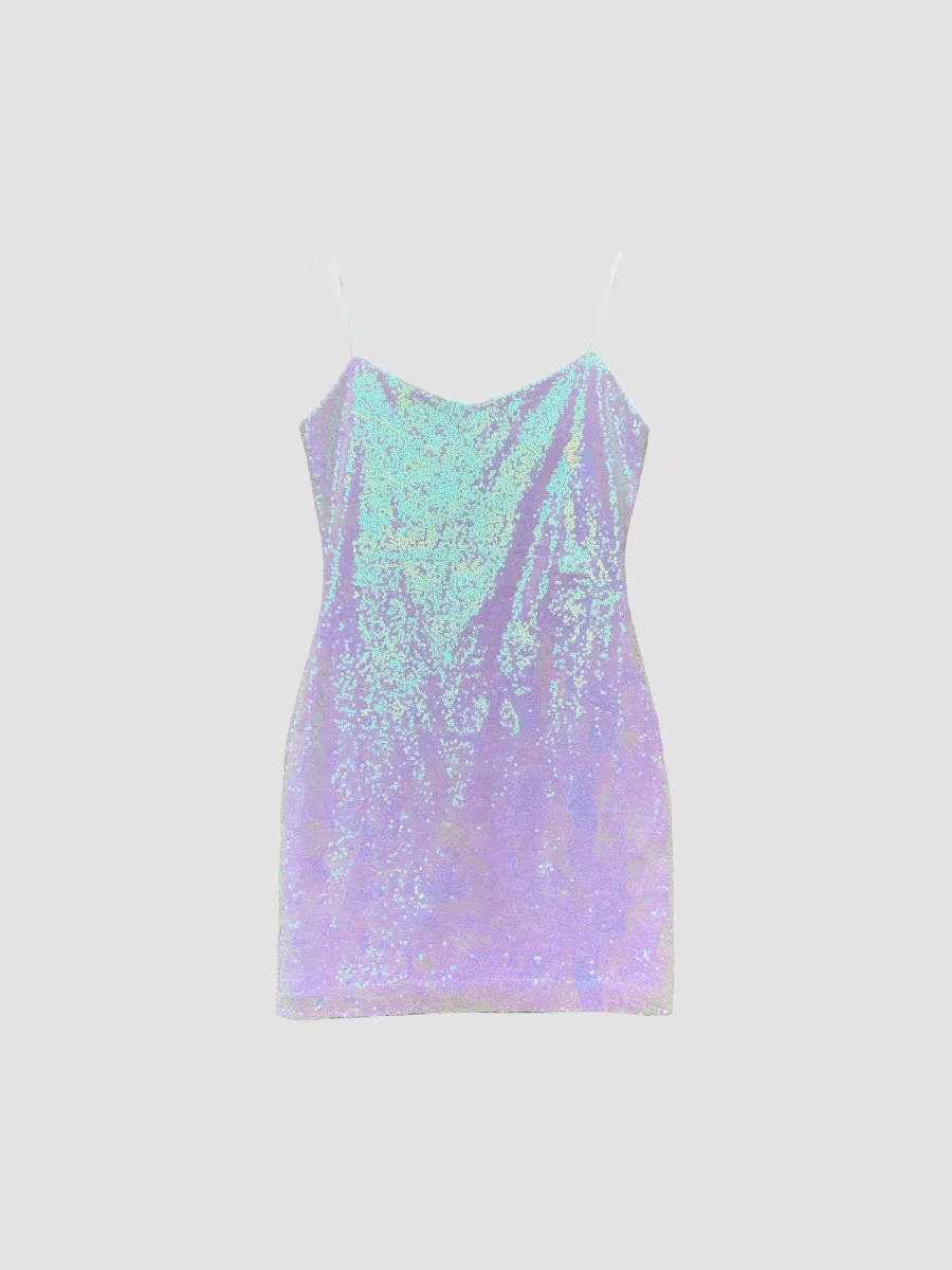 Sequin-Embellished Fitted Dress by Un Deux Trois