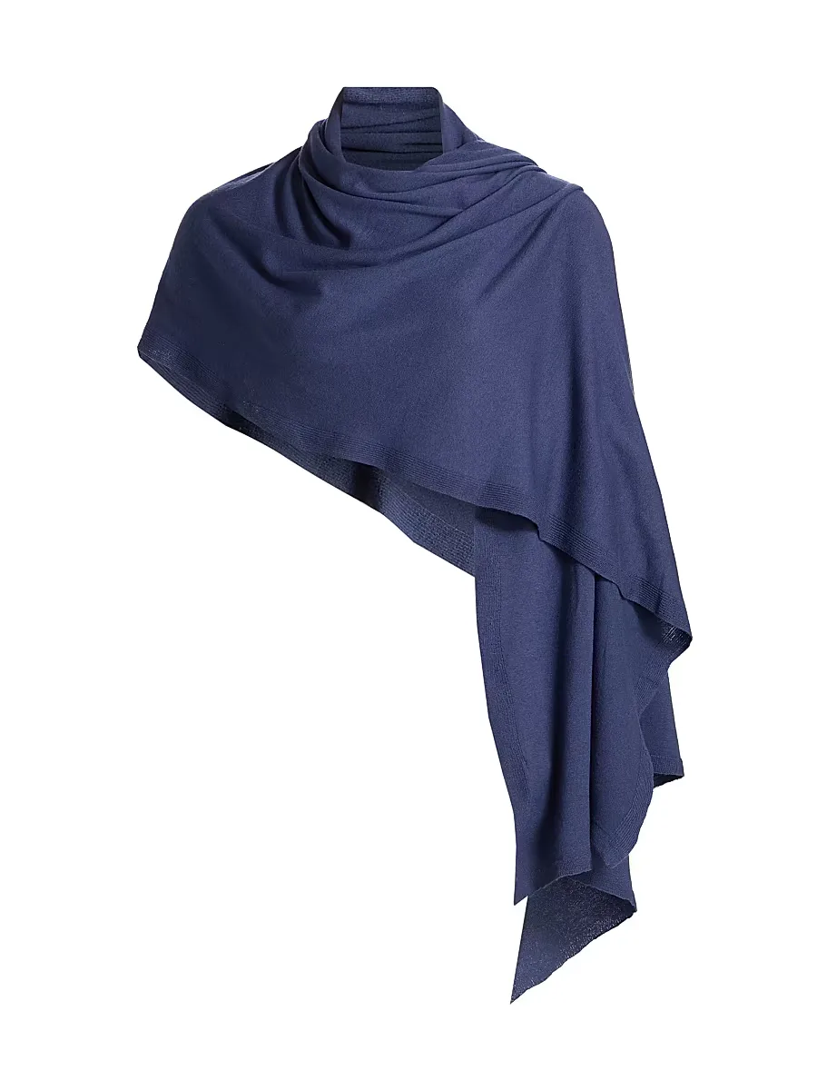 Asymmetric Cashmere Shawl by Majestic