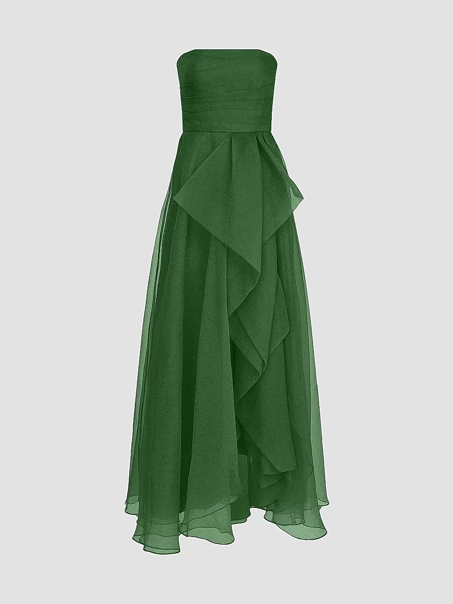 Teresa Draped Tulle Gown by Theia