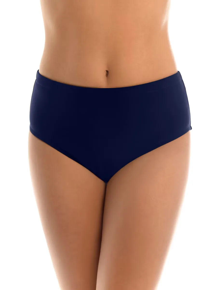 Mid-Rise Jersey Bikini Bottom by Magicsuit