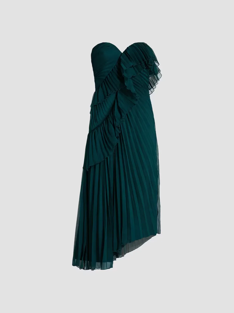 Caitlyn Strapless Midi-Dress by Amur