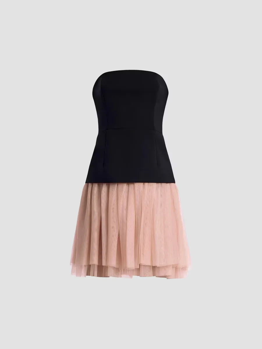 Strapless Tutu Dress by BCBGMAXAZRIA