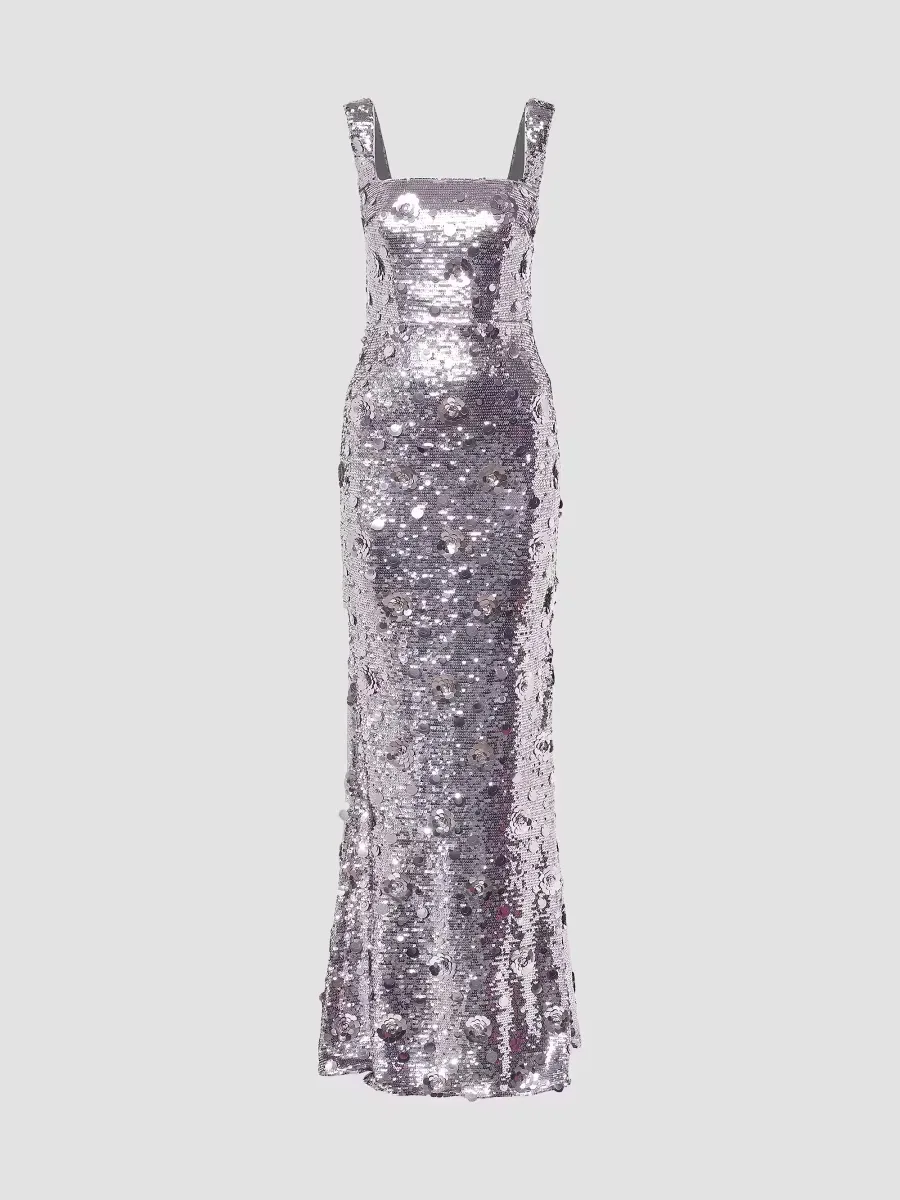 Serafina Sequined Gown by Theia