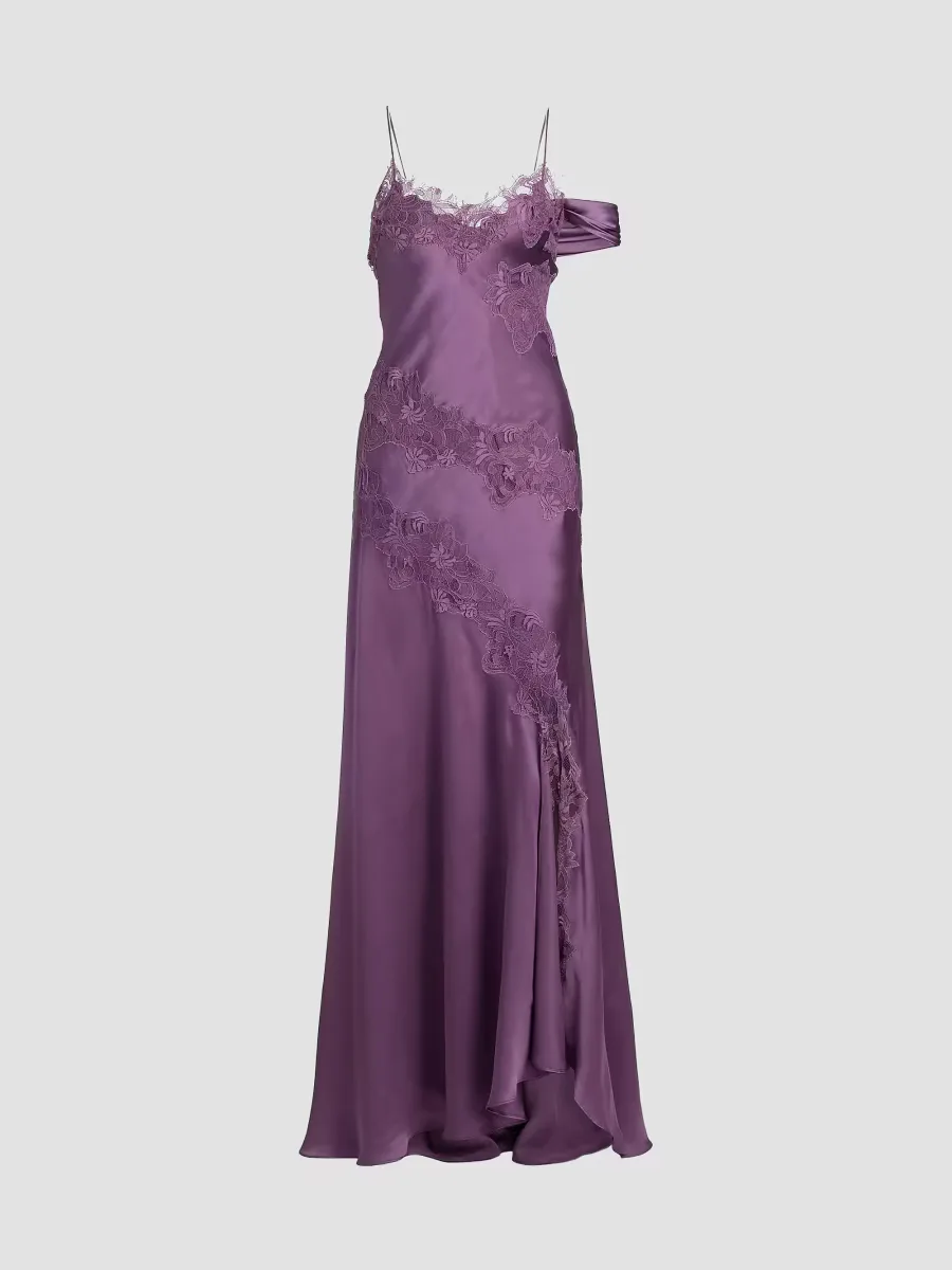 Reese Cascade Lace Gown by Amur