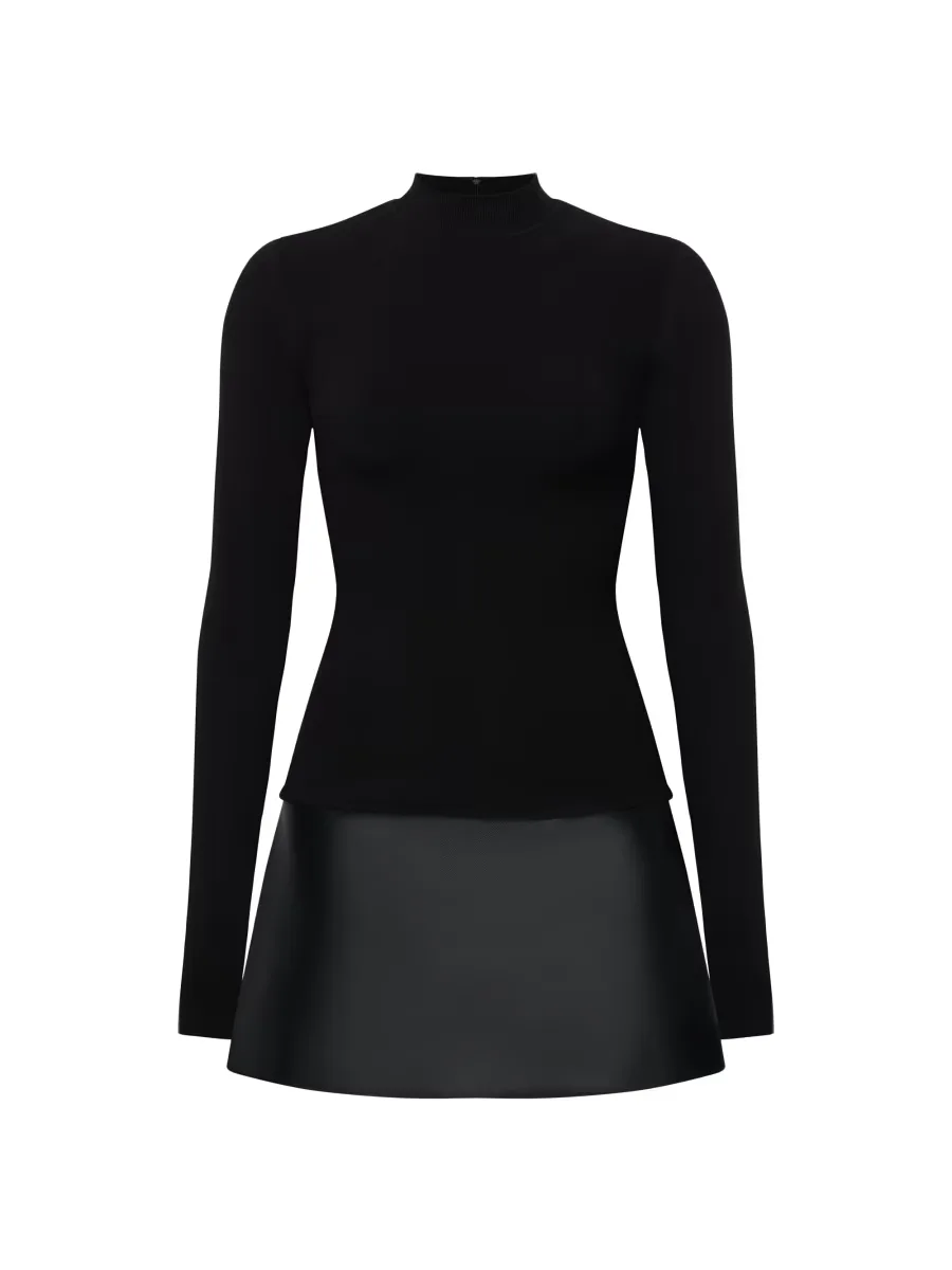 Colette Mixed-Media Minidress by Et Ochs