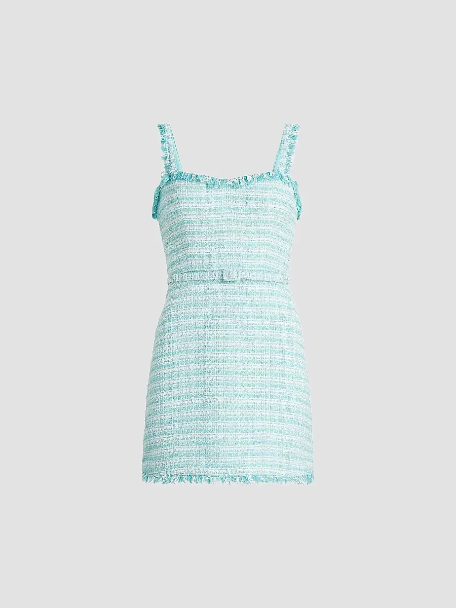 Maci Tweed Belted Minidress by As It May