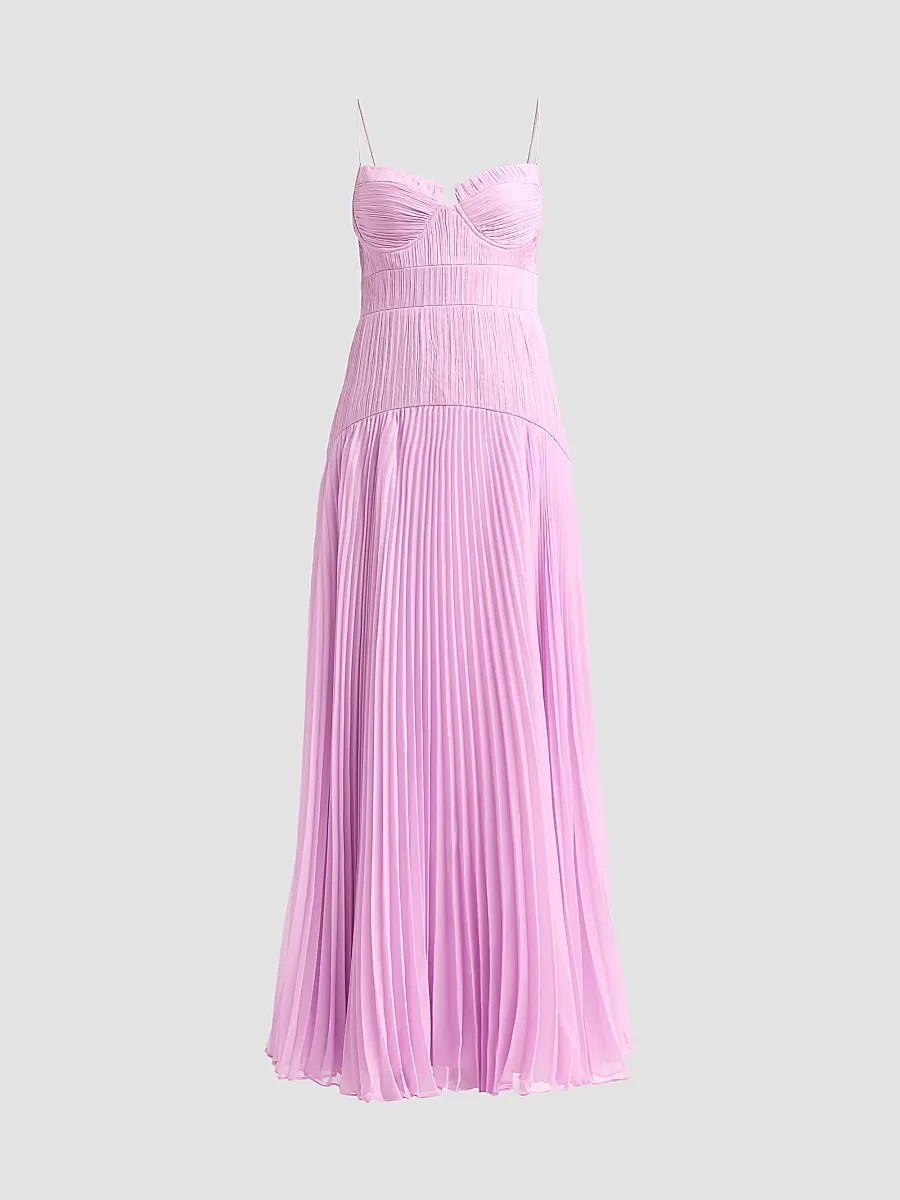 Saylor Pleated Gown by Amur