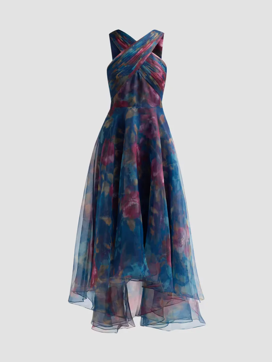 Luana Organza High-Low Gown