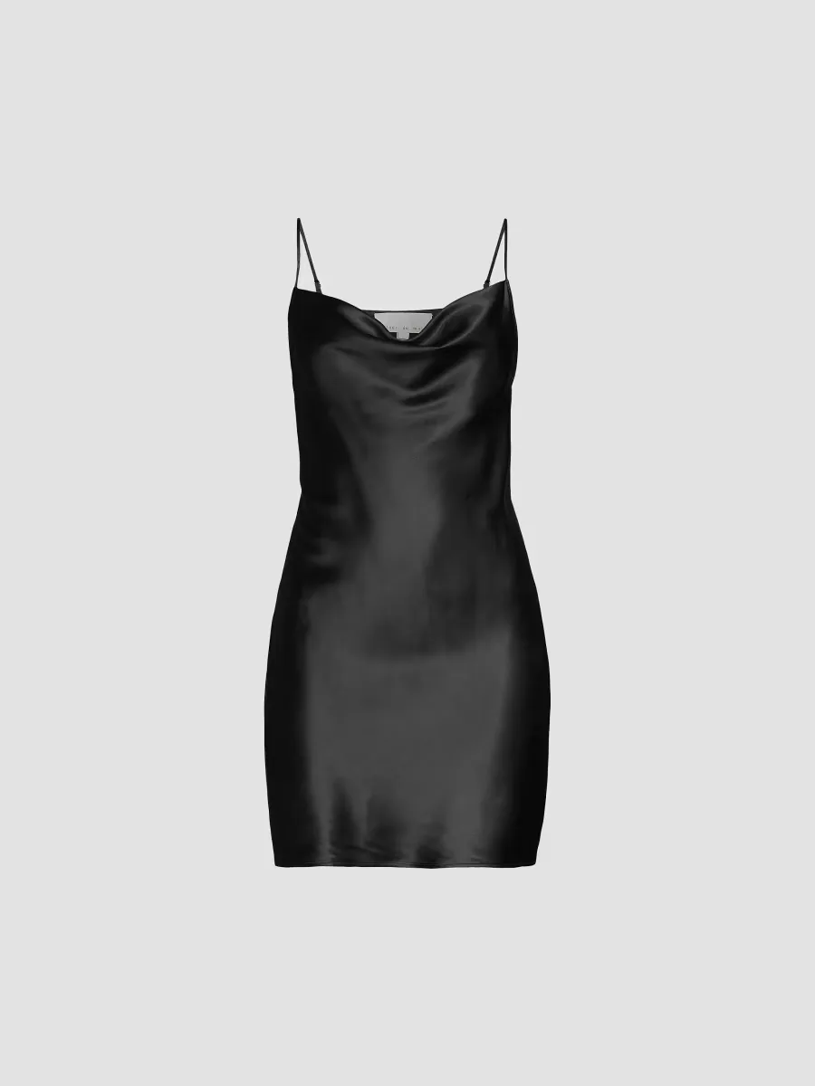 Cowlneck Silk Slip by Fleur Du Mal