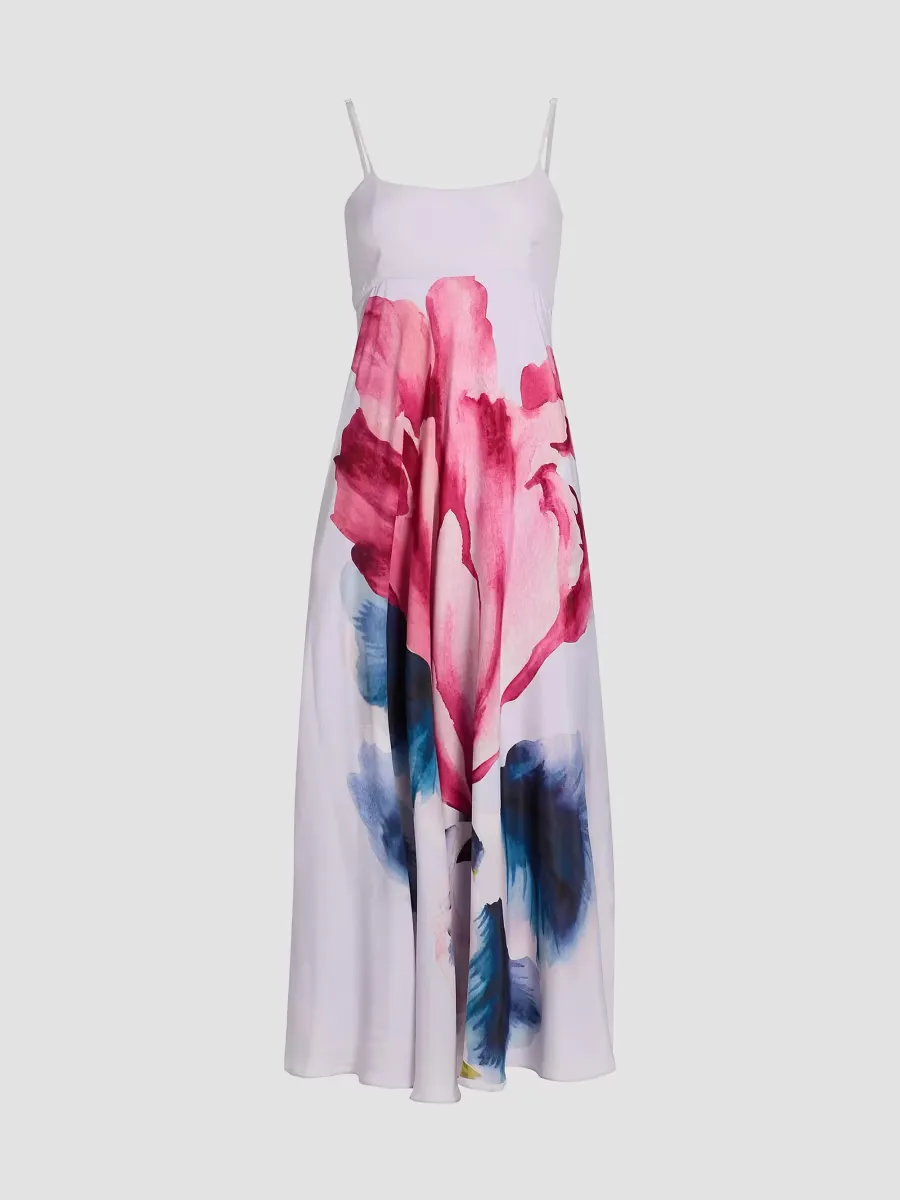 Rachel Floral Midi Dress by Azeeza