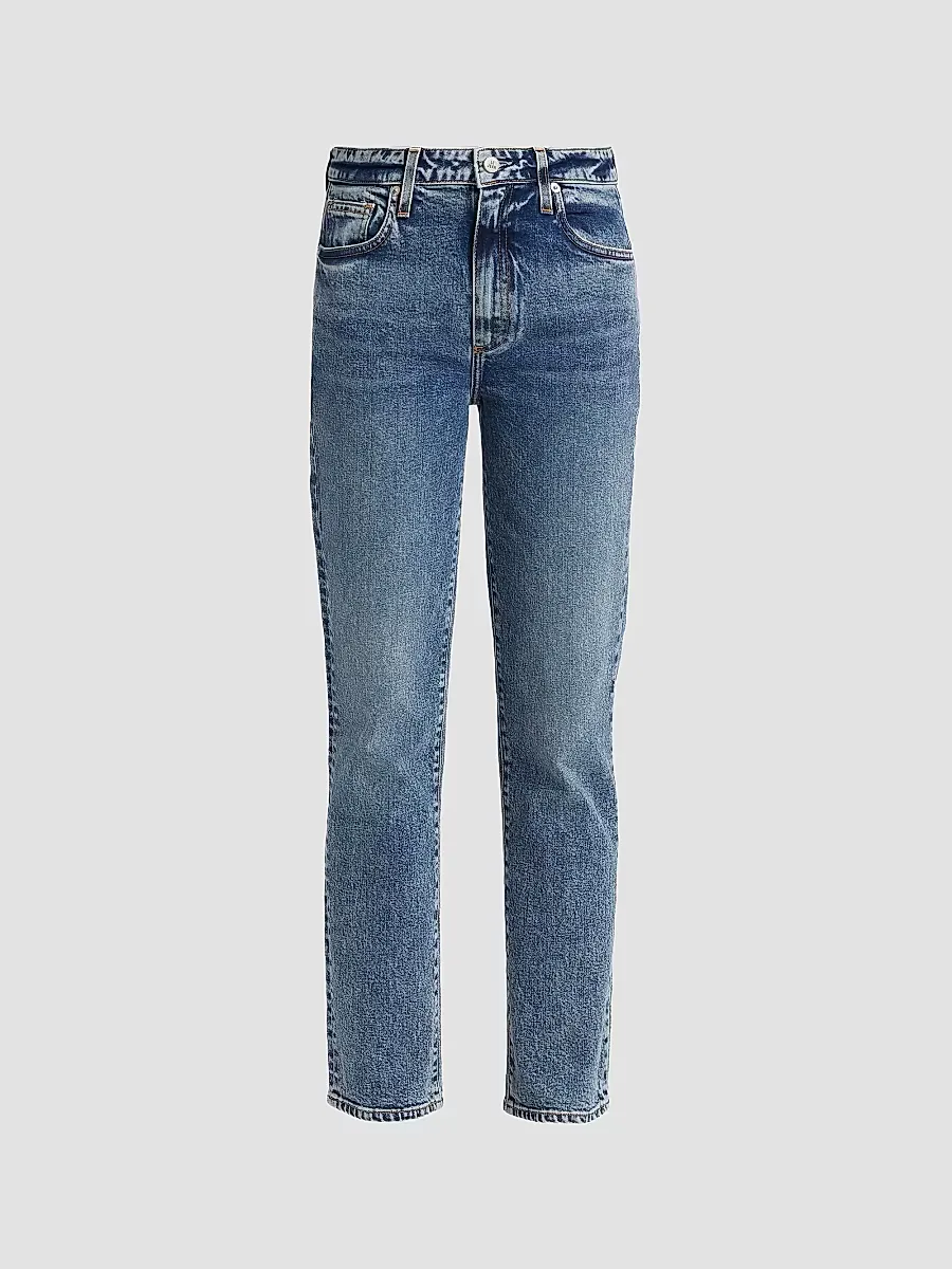 Stevie Stretch Slim-Fit Ankle Jeans by Le Jean