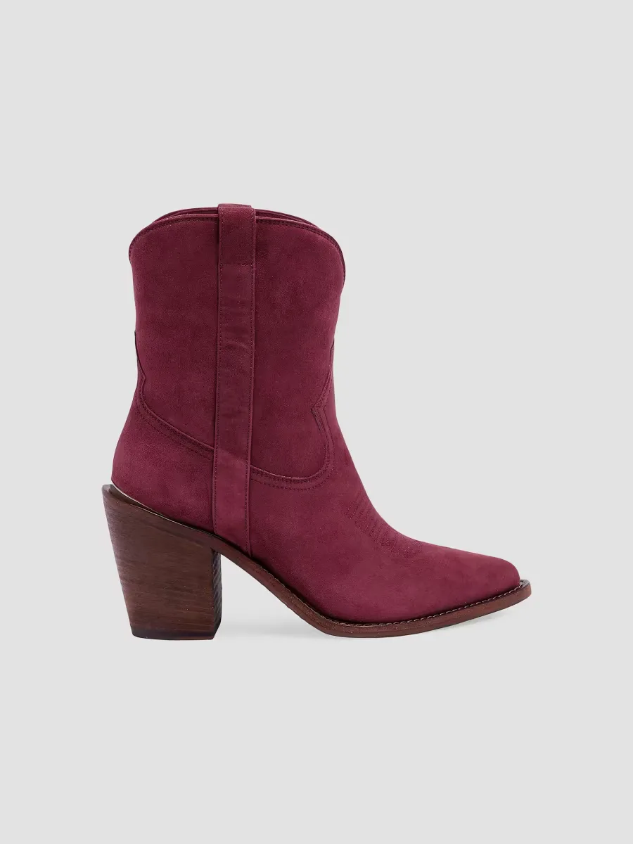 Leigh Anne 90MM Suede Ankle Booties