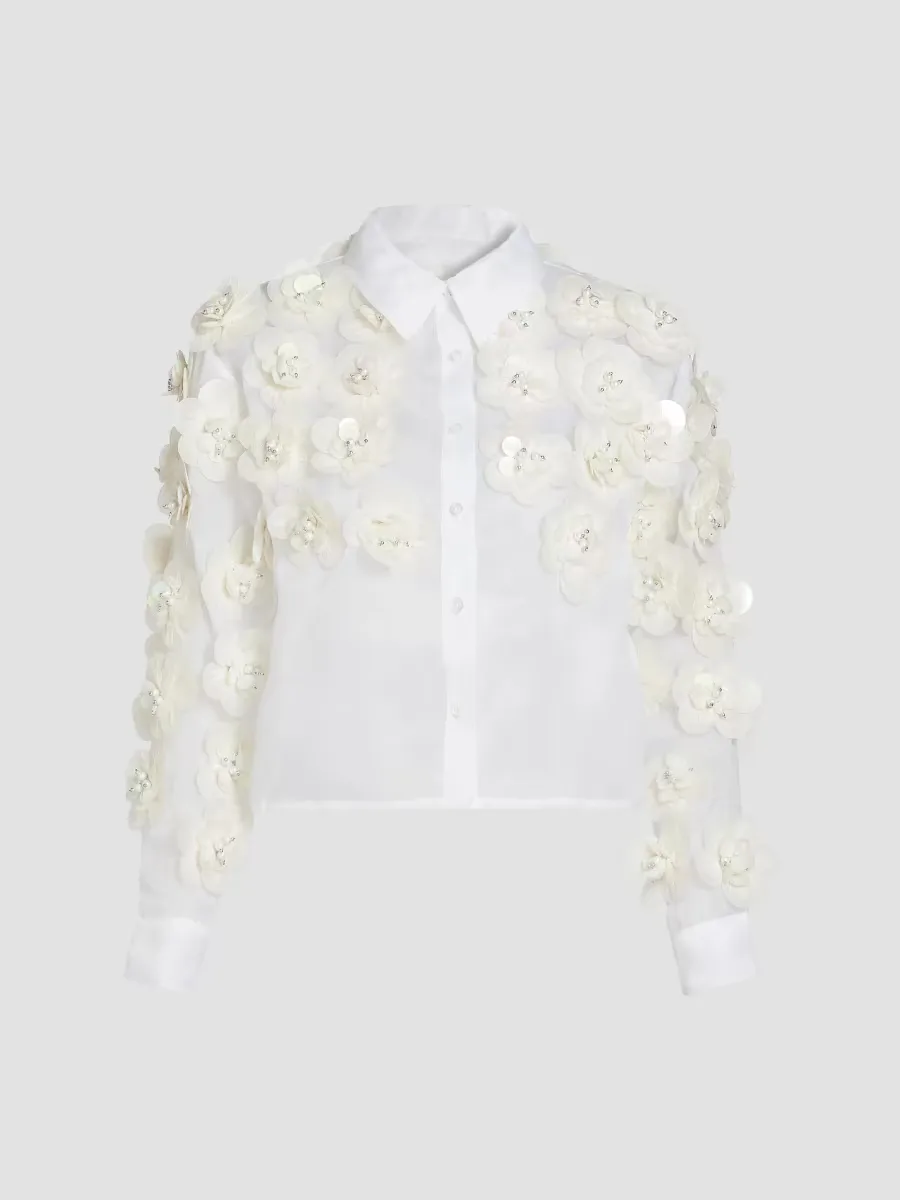 Margaux Floral Shirt by Mariandree Gaitan