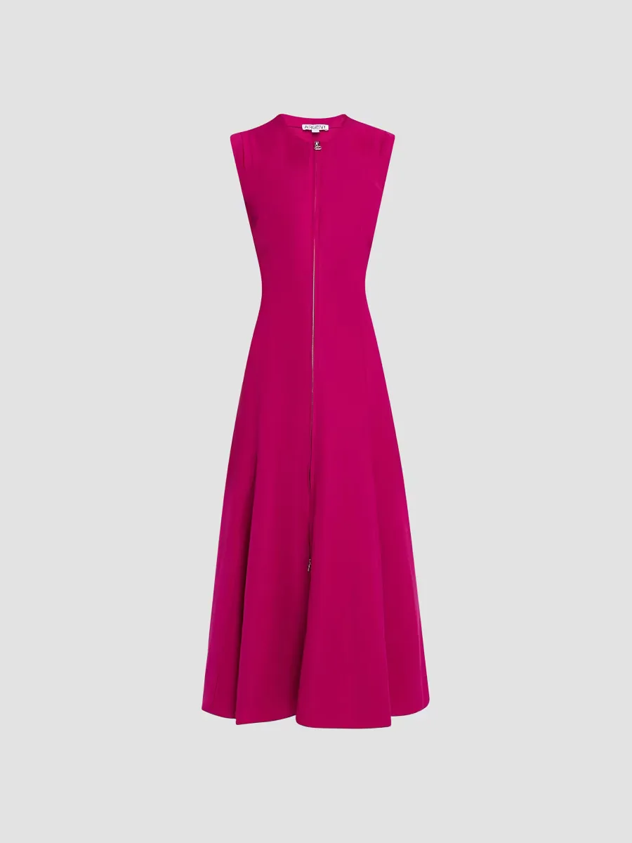 Cornelia Twill Midi-Dress by ARGENT