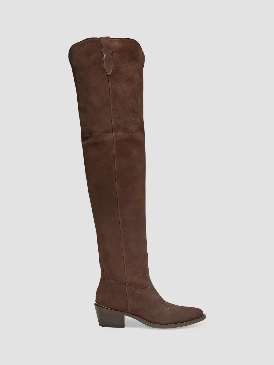 Julia 55MM Suede Over-The-Knee Boots by Partlow