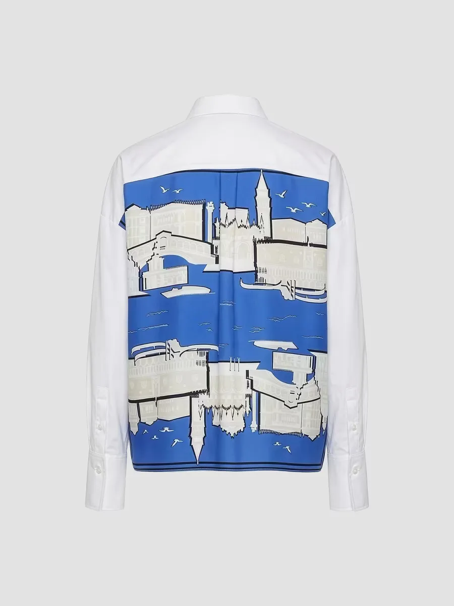 Srene Scarf Back Shirt